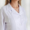 Jaleco Feminino Branco em Gabardine - Image 3