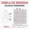 Jaleco Feminino Branco em Gabardine - Image 5