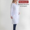 Jaleco Feminino Branco em Gabardine