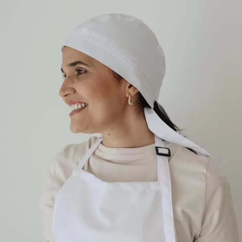 Touca Tipo Bandana Branca